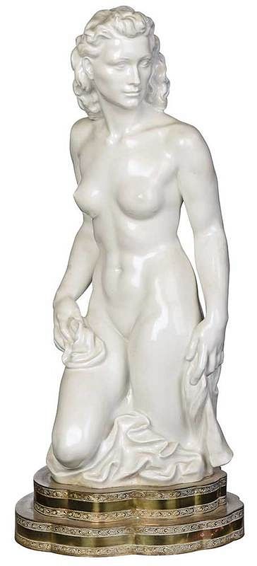 Appraisal: Meissen Blanc de Chine Nude Female Figure design by Robert