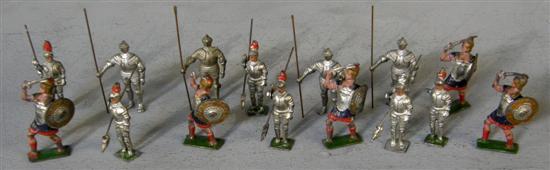 Appraisal: Collection of early twentieth century Britains lead Roman soldiers and