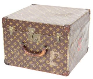 Appraisal: Vintage Louis Vuitton Luggage Trunk Vintage Louis Vuitton Luggage Trunk