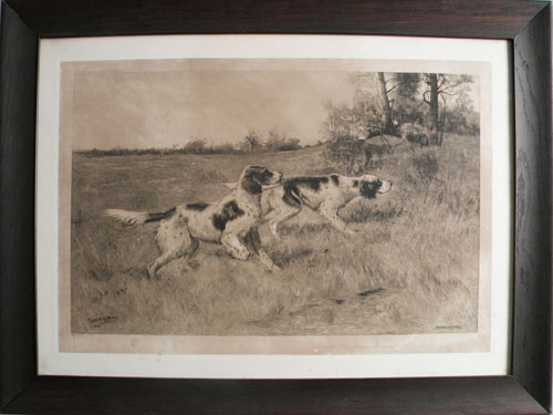 Appraisal: Edmund Osthaus engraving titled A Thrilling Moment ' x