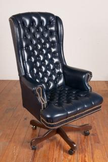 Appraisal: Tufted Tall Back Executive Office Chair Tall back office swivel