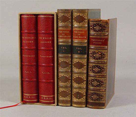 Appraisal: Fine Bindings The Poems of John Keats Arranged in Chronological