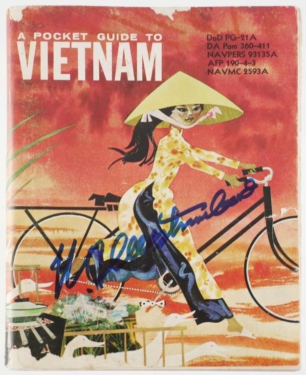 Appraisal: U S military publication A Pocket Guide to Vietnam signed