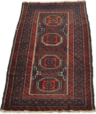 Appraisal: A Caucasian Shirvan Carpet A Nomadic carpet measuring approx '-