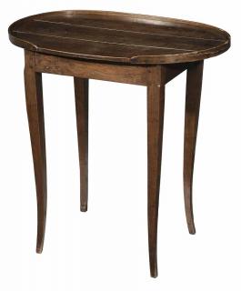 Appraisal: Provincial Louis XV Fruitwood Side Table French late th early