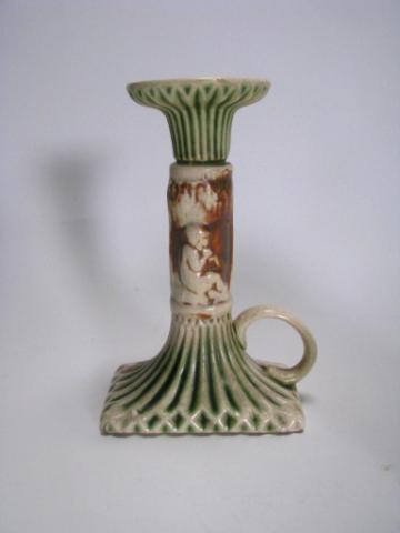 Appraisal: Roseville Pottery Donatella Candlestick