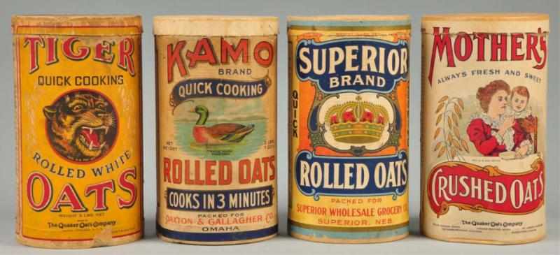 Appraisal: Lot of Rolled Oats Boxes Includes Superior Mothers Kamo and