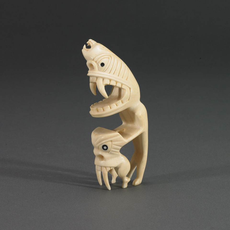 Appraisal: Unidentified Greenland TUPILAK ivory x x cm x cm x