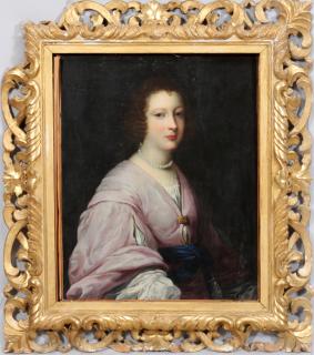 Appraisal: OLD MASTER OIL ON CANVAS PORTRAIT OF LADY OLD MASTER