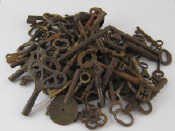 Appraisal: A large quantity of keys watch keys and winders including