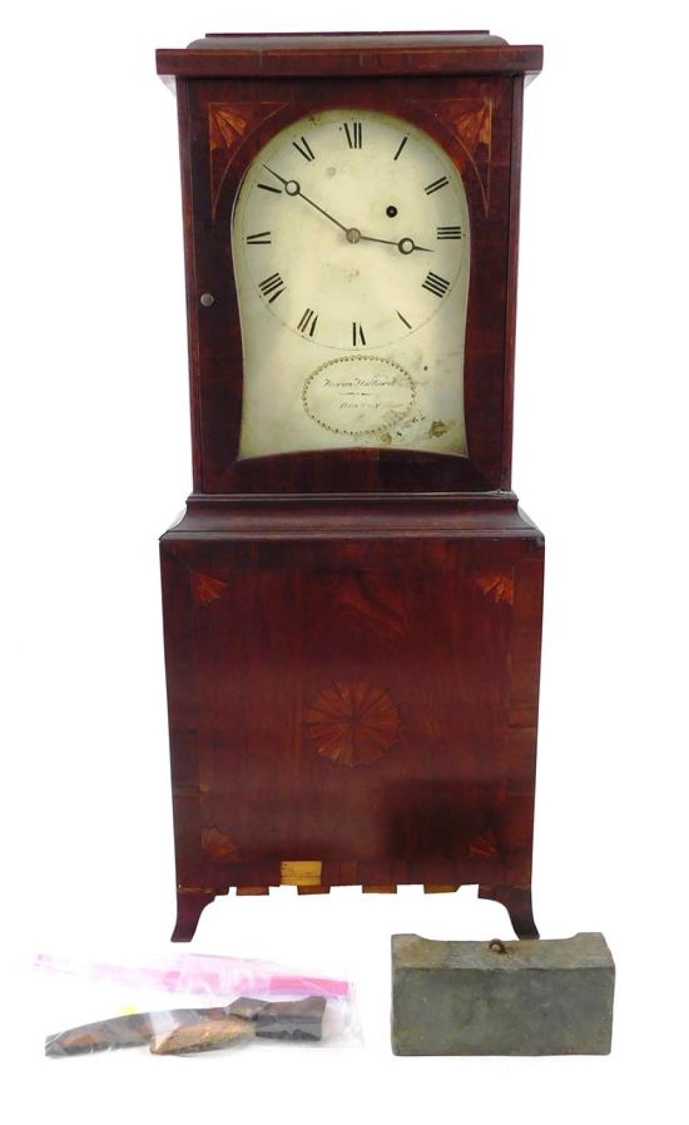 Appraisal: th C Reproduction of a c period Massachusetts-style shelf clock