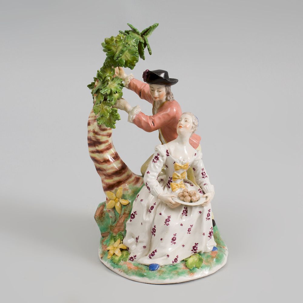 Appraisal: Vienna Porcelain Group of Gardeners With impressed beehive mark circa