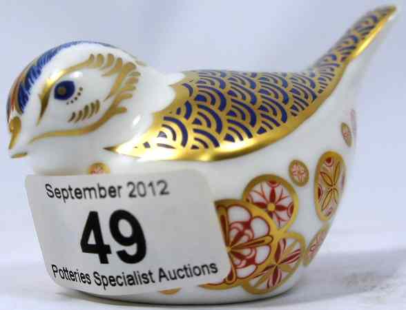 Appraisal: Royal Crown Derby Paperweight of Derwent Gold Crest with gold