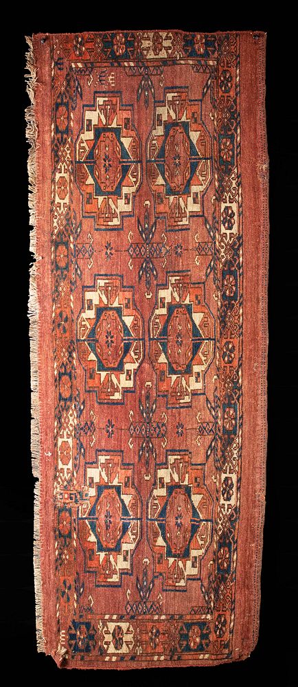 Appraisal: Early th C Turkoman Tekke -Gul Torba Rug Central Asia