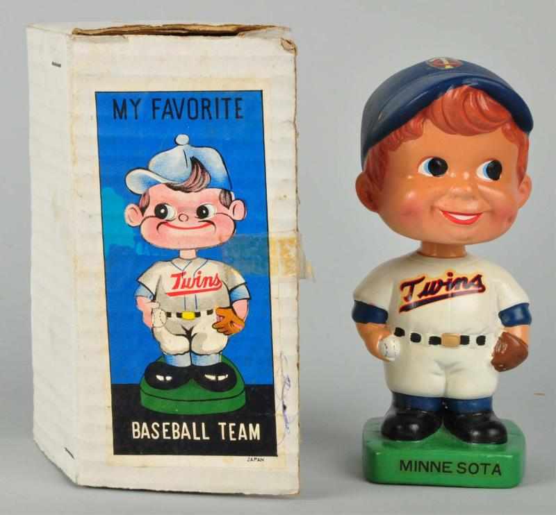 Appraisal: Minnesota Twins Bobbing Head Doll Description Wedge base Very little