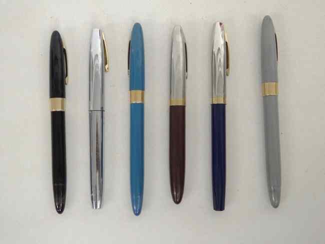 Appraisal: Lot six Sheaffer's fountain pens four have gold nibs