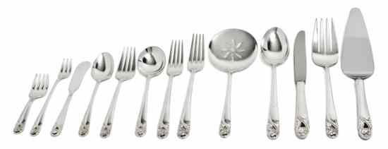 Appraisal: An American Sterling Silver Partial Flatware Service International in the