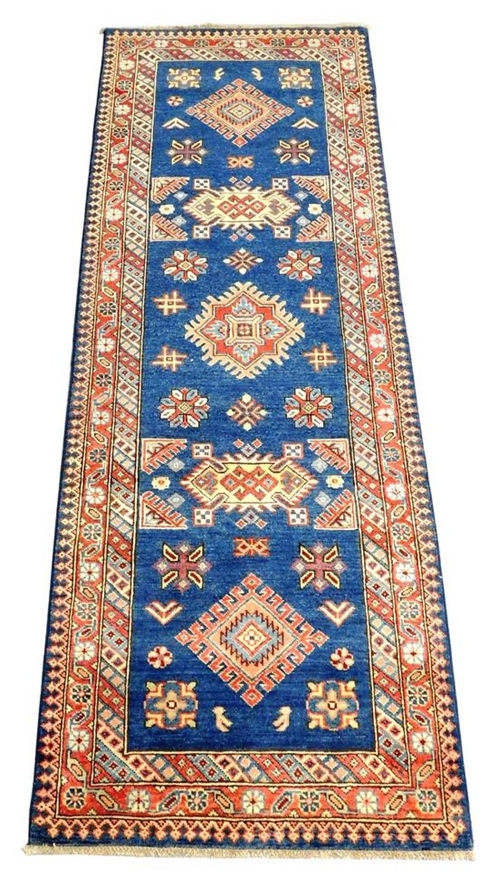 Appraisal: RUG Uzbek Kazak ' x ' wool on cotton medium