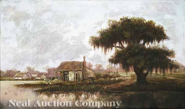 Appraisal: Marie Rosalba Faure American New Orleans - Cabins Beside the