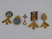 Appraisal: A fine collection of Masonic medals and charms comprising five