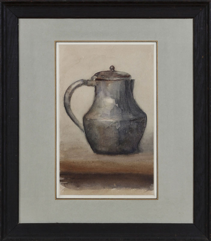 Appraisal: EDMOND EUG NE DUC - JUG Watercolor and chalk on