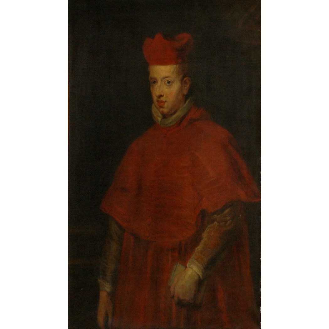 Appraisal: Italian School th Century Portrait of a Cardinal Oil on