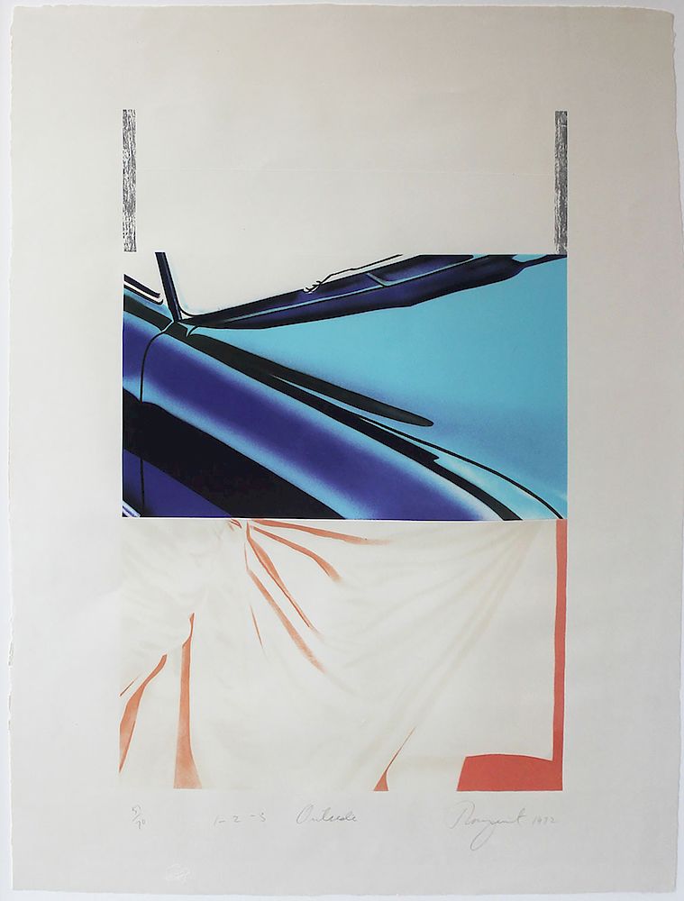 Appraisal: James Rosenquist Outside - - Lithograph Edition of Signed titled