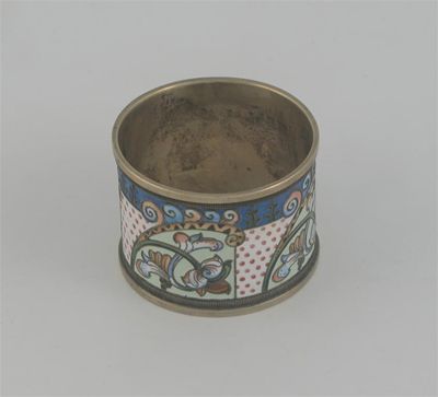 Appraisal: A late th early th century Russian silvergilt and cloisonne