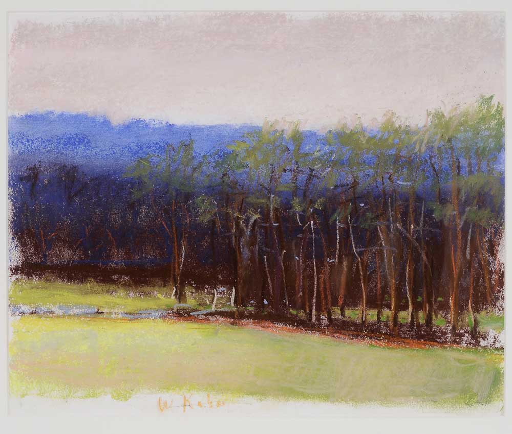 Appraisal: Wolf Kahn New York Vermont born Blue Hilltop signed left