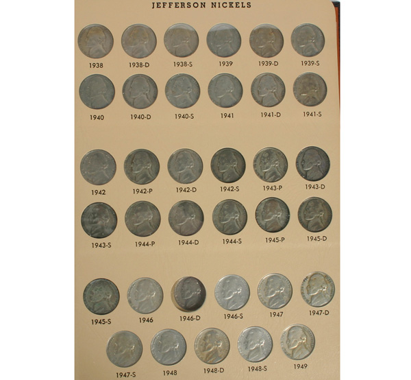 Appraisal: Jefferson Nickels Partial Collection - D