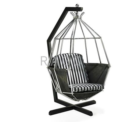 Appraisal: IB ARBERG Parrot chair Sweden s Enameled and chromed steel