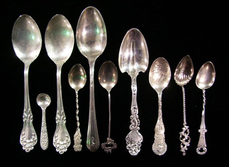 Appraisal: - Misc Sterling Spoons Selling as one lot Weight troy