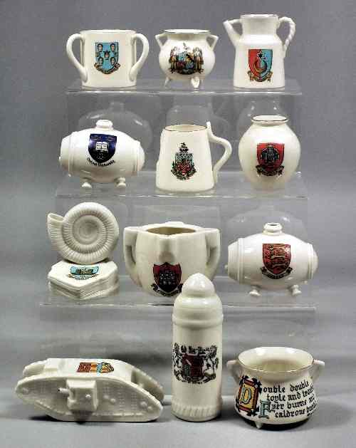 Appraisal: An extensive collection of early th Century Goss bone china