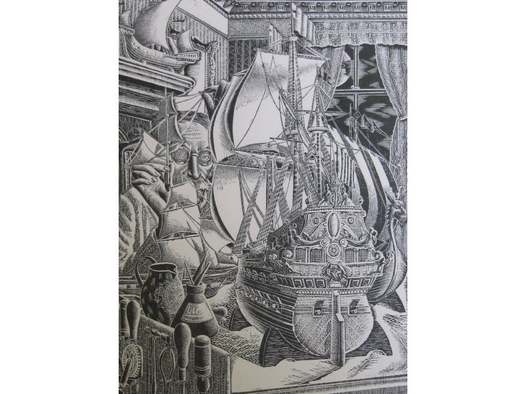 Appraisal: GEORGE WILLIAM LENNOX PATERSON ARE - Wood engraving 'The old