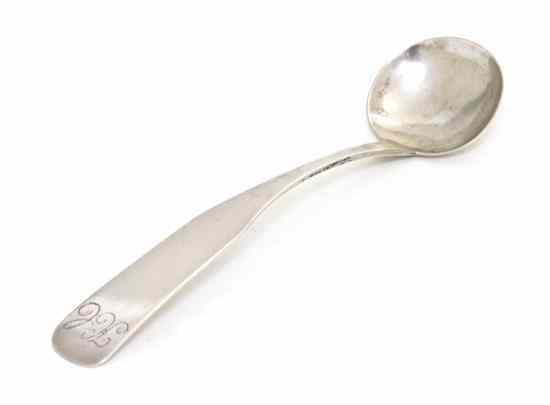 Appraisal: An American Coin Silver Ladle William Savage Glasgow Kentucky early