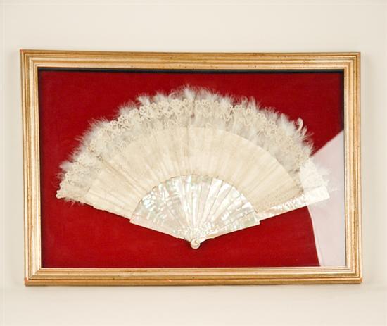 Appraisal: A th C French Bride's or Debutante's Hand Fan having