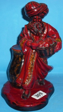 Appraisal: Royal Doulton Flambe figure The Lamp Seller HN