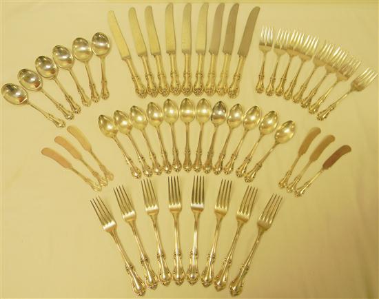 Appraisal: International sterling silver flatware ''Joan of Arc'' pattern including nine