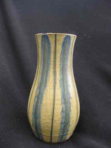 Appraisal: Japanese Studio Pottery Vase signed '' incised markings of ''wheat