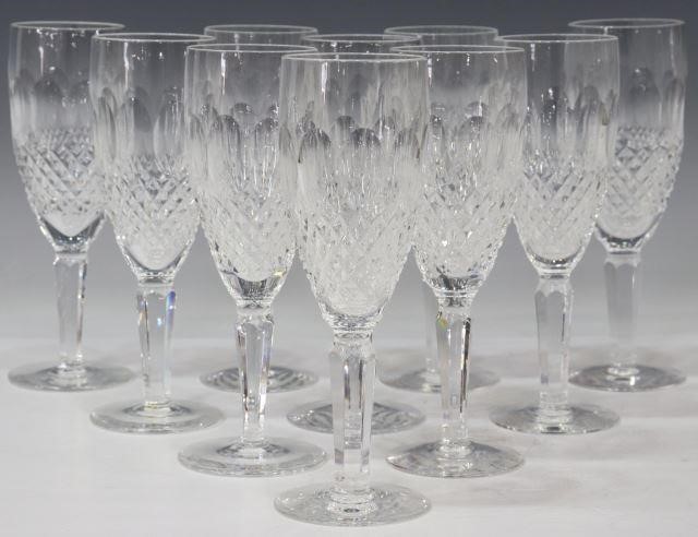 Appraisal: lot of Waterford Colleen Tall Stem cut crystal champagne flutes