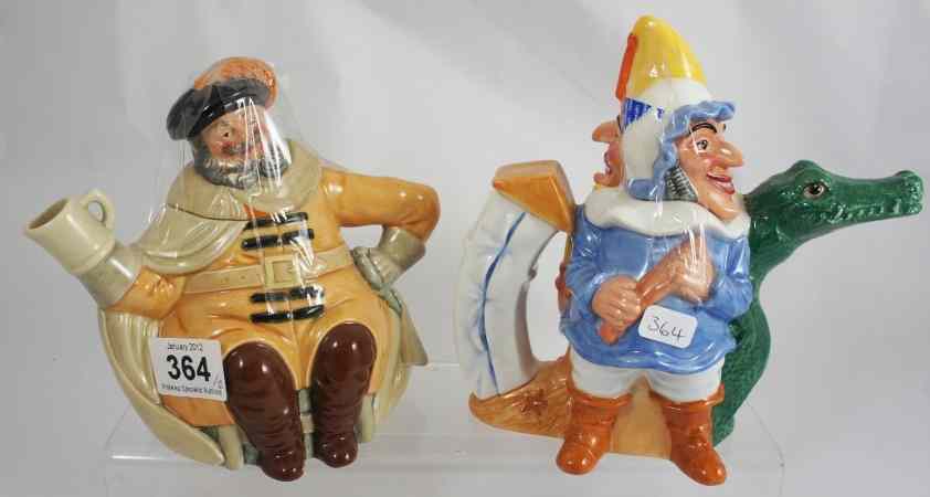 Appraisal: Royal Doulton Character Teapots Punch and Judy D with certificate