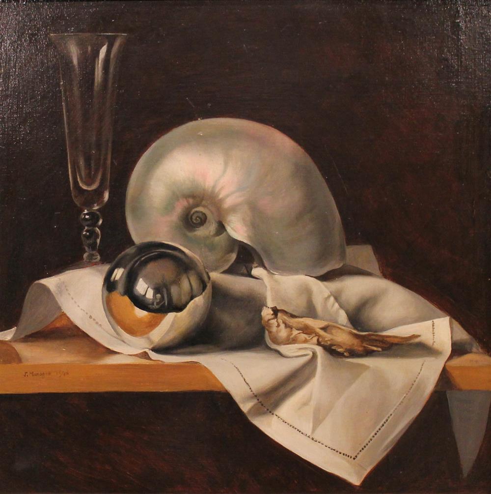 Appraisal: JACQUES MAROGER FRENCH - STILL LIFE Oil on board x