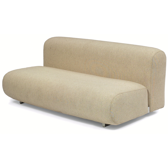 Appraisal: Kazuhide Takahama Suzanne loveseat by Knoll upholstered slab seat and