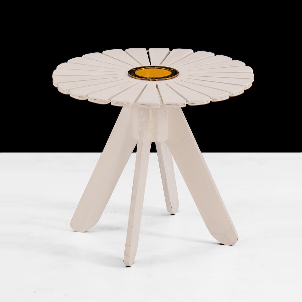 Appraisal: Aino Aalto Beautiful small garden side table designed by Aino