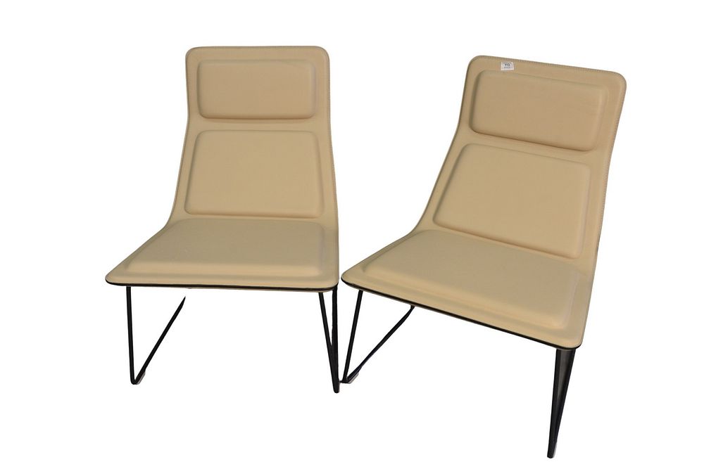 Appraisal: Pair of Jasper Morrison Low Pad Chairs made by Cappellini