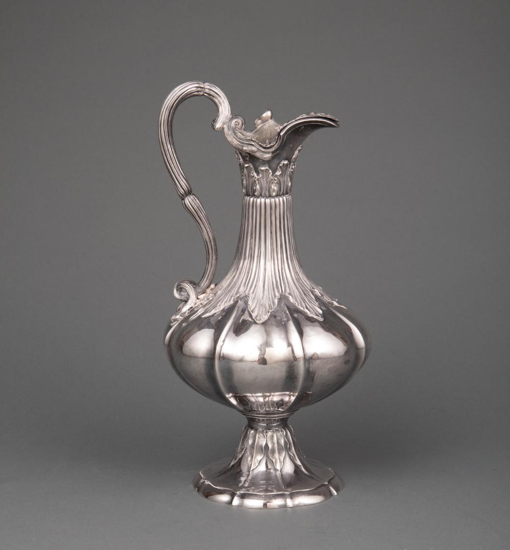 Appraisal: William IV Sterling Silver Claret Jug Edward Edward Jr John