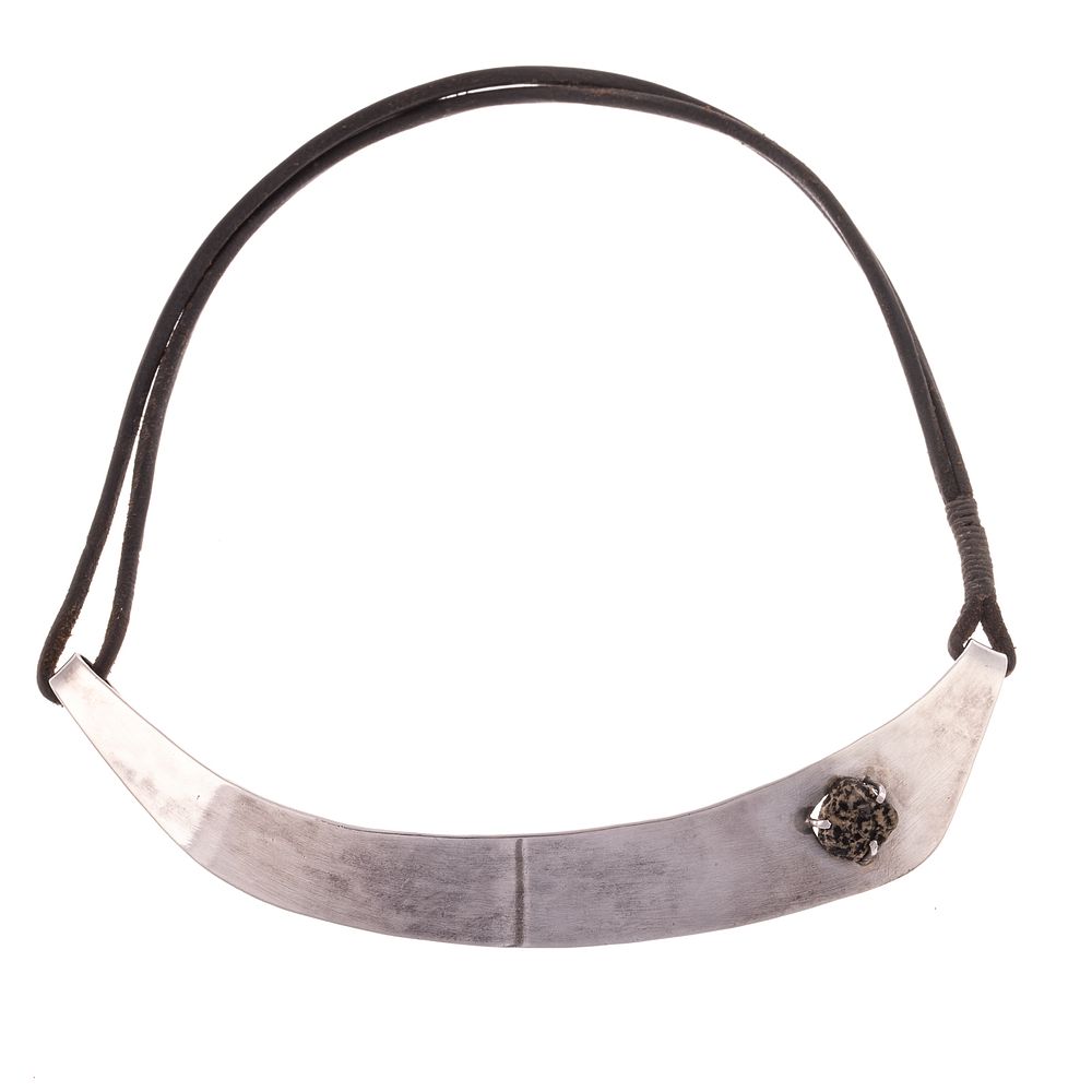 Appraisal: An Early Sterling Silver Choker by Betty Cooke A sterling