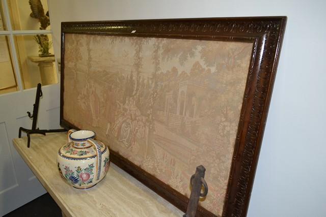 Appraisal: A FRENCH ANTIQUE TAPESTRY A FRENCH ANTIQUE TAPESTRY