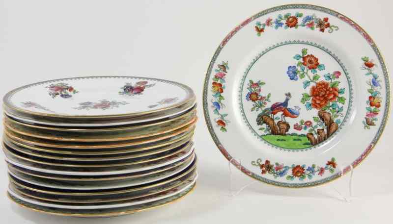 Appraisal: Collection of Spode Copeland Dinner Plates th century an assortment