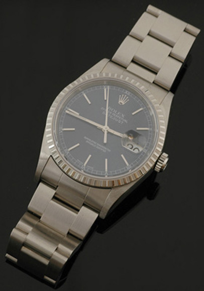 Appraisal: A Gents Rolex Oyster Perpetual Datejust wristwatch Automatic circular blue